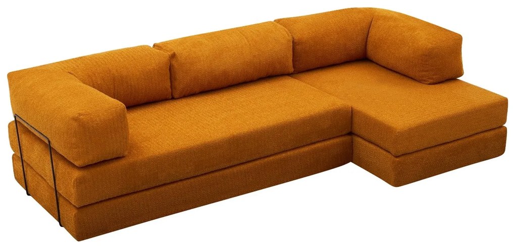 Sarokkanapé Comfort - Narancssárga