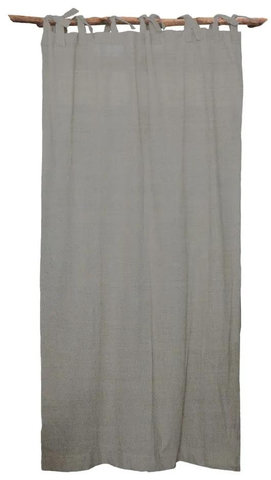 Cortina Hogar Cool Grey szürke függöny - Linen Couture