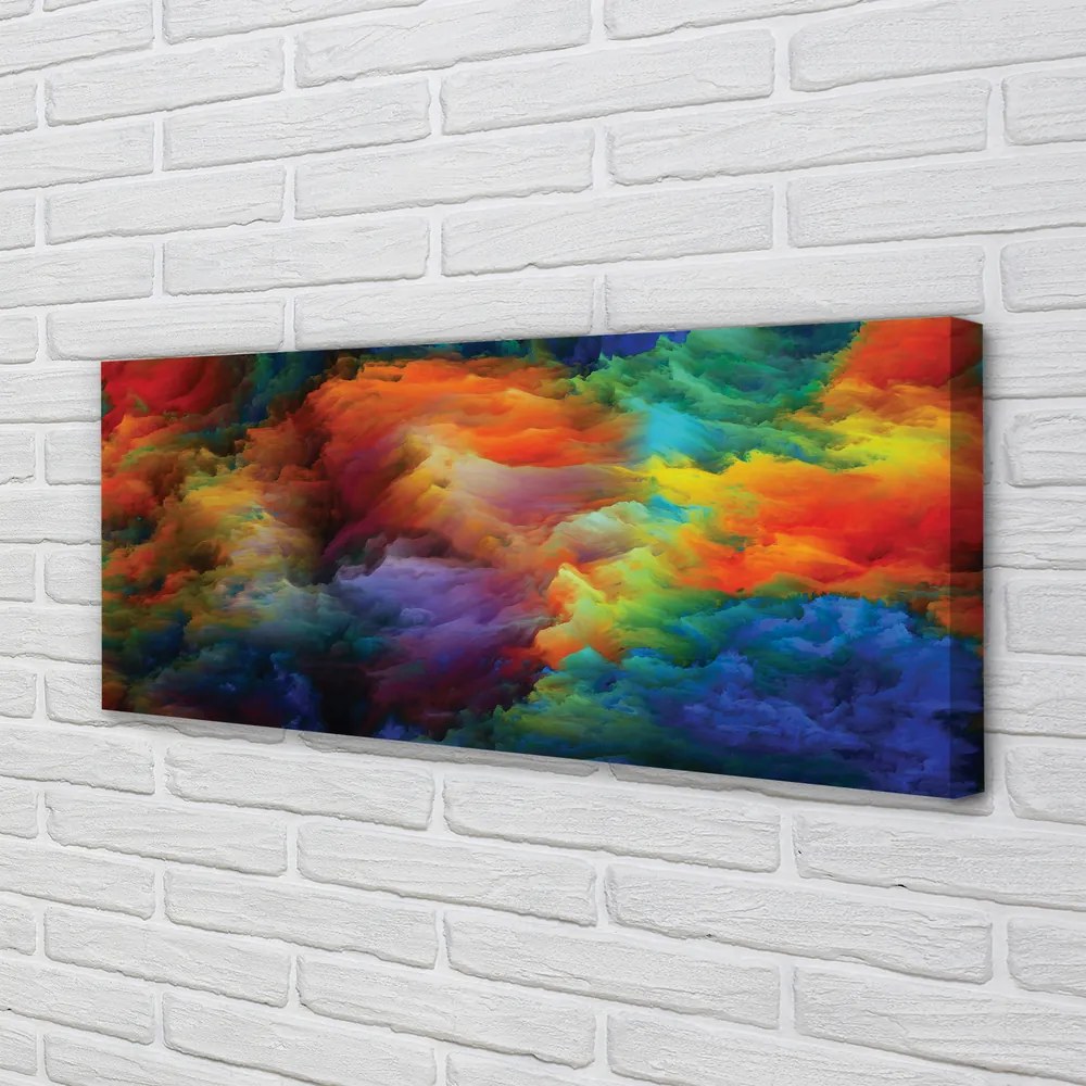 Canvas képek 3d színes fraktálok 140x70 cm