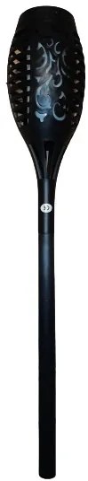 Napelemes Design LED lámpa láng effekttel 51 cm