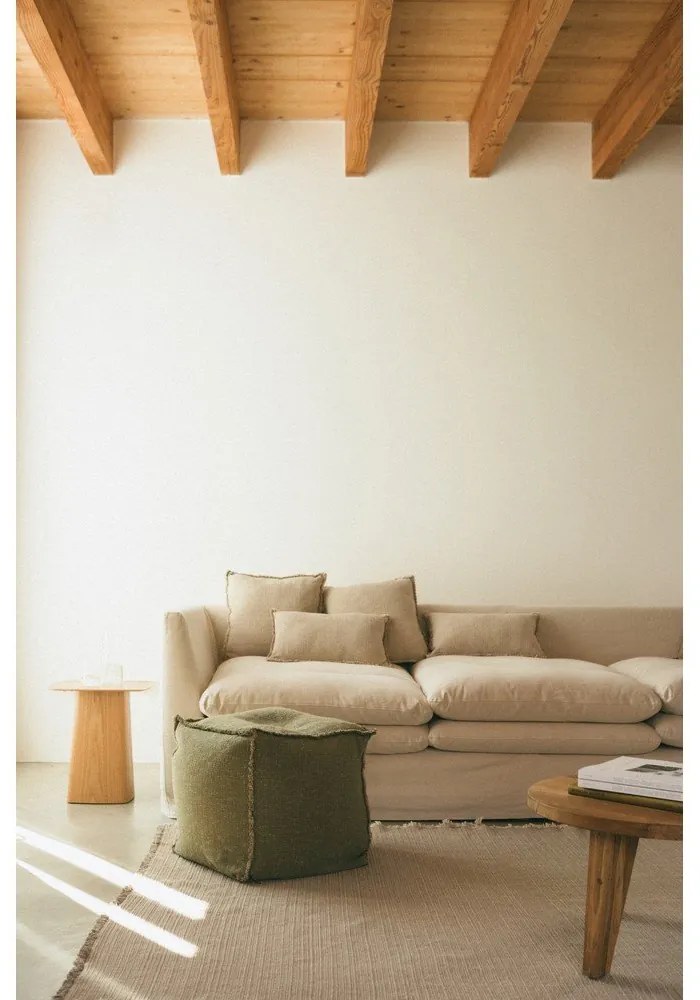 Khaki babzsákfotel Handloom – Lorena Canals