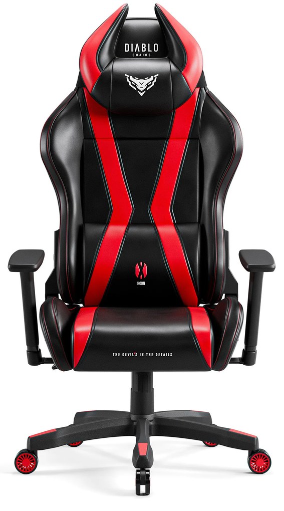 Diablo X-Horn 2.0 gamer szék Nagy méret: Fekete-piros