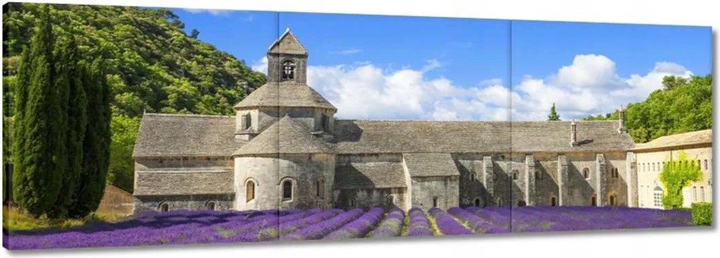 Vászonkép 150x50 Francia Provence és levendula