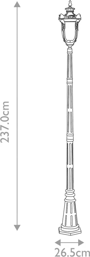 ELSTEAD PH5-L-OB PHILADELPHIA Kandeláber Borostyán, Antik bronz E14 IP44