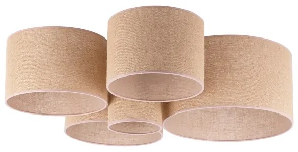 Duolla - Mennyezeti lámpa ROLLER PENTO 5xE27/60W/230V bézs