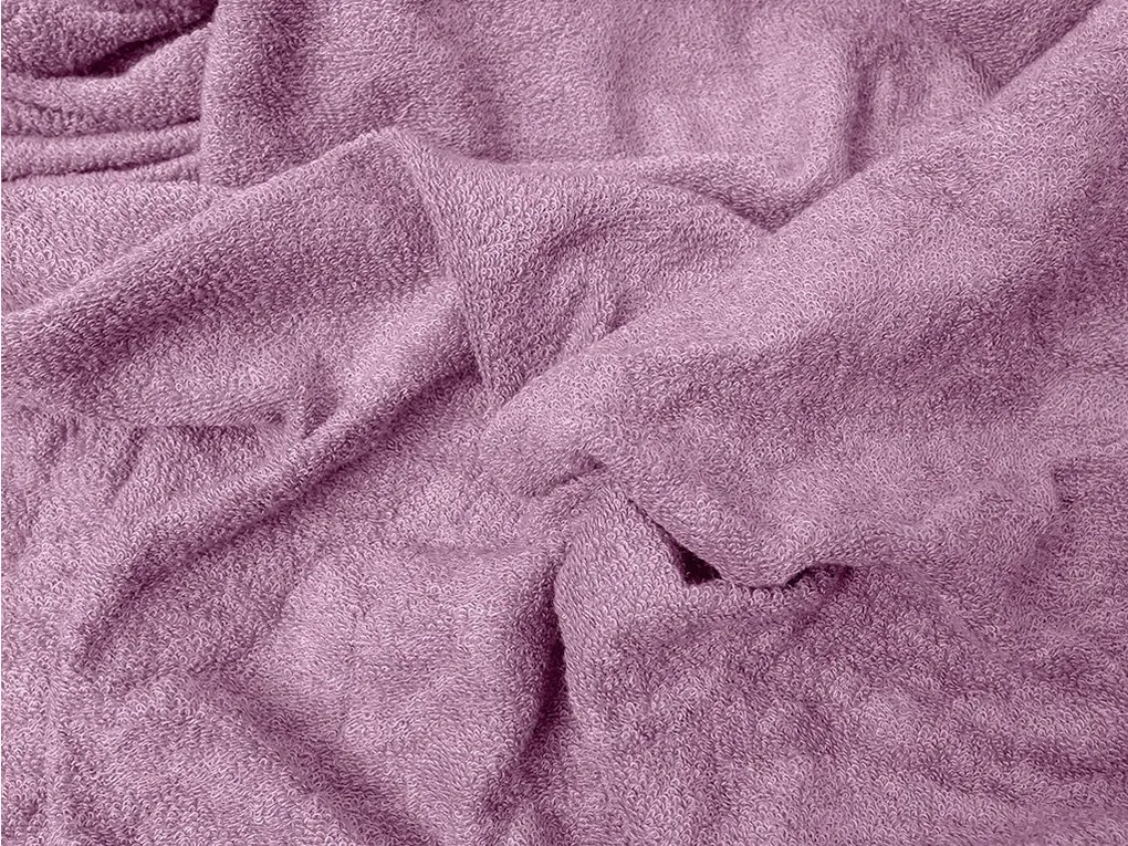 Frottír EXCLUSIVE rózsaszín lepedő 200x220 cm