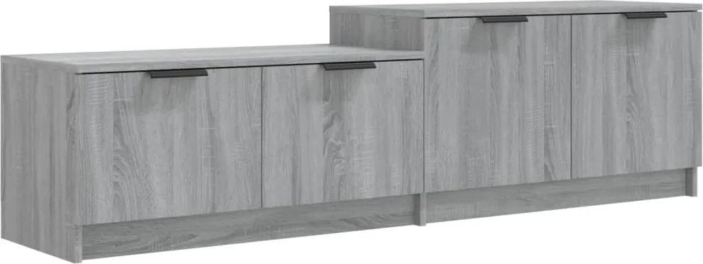 vidaXL szürke sonoma színű szerelt fa TV-szekrény 158,5 x 36 x 45 cm