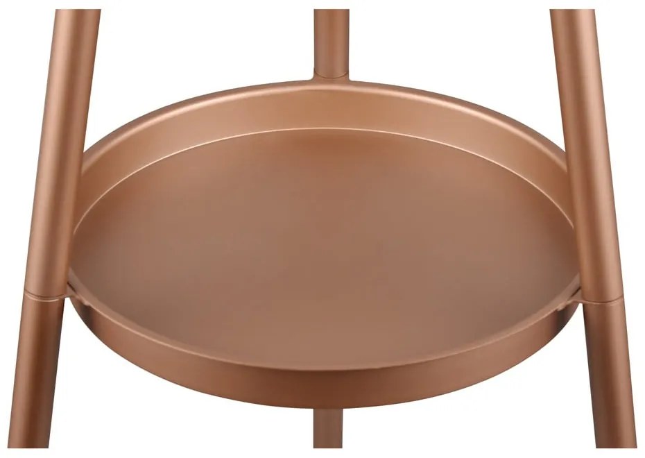 Barna állólámpa polccal (magasság 152 cm) Colette – Trio