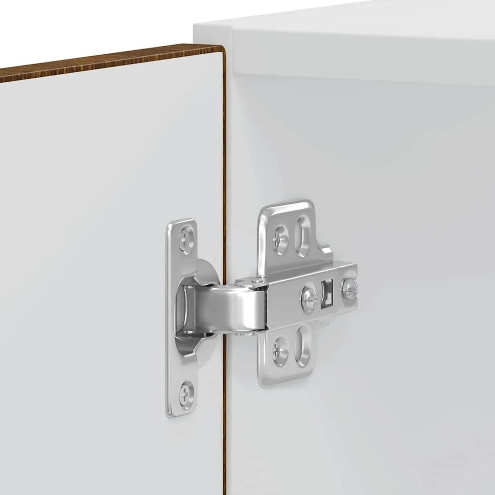 vidaXL Lucca 2 db barna tölgy színű szerelt fa sütőszekrények