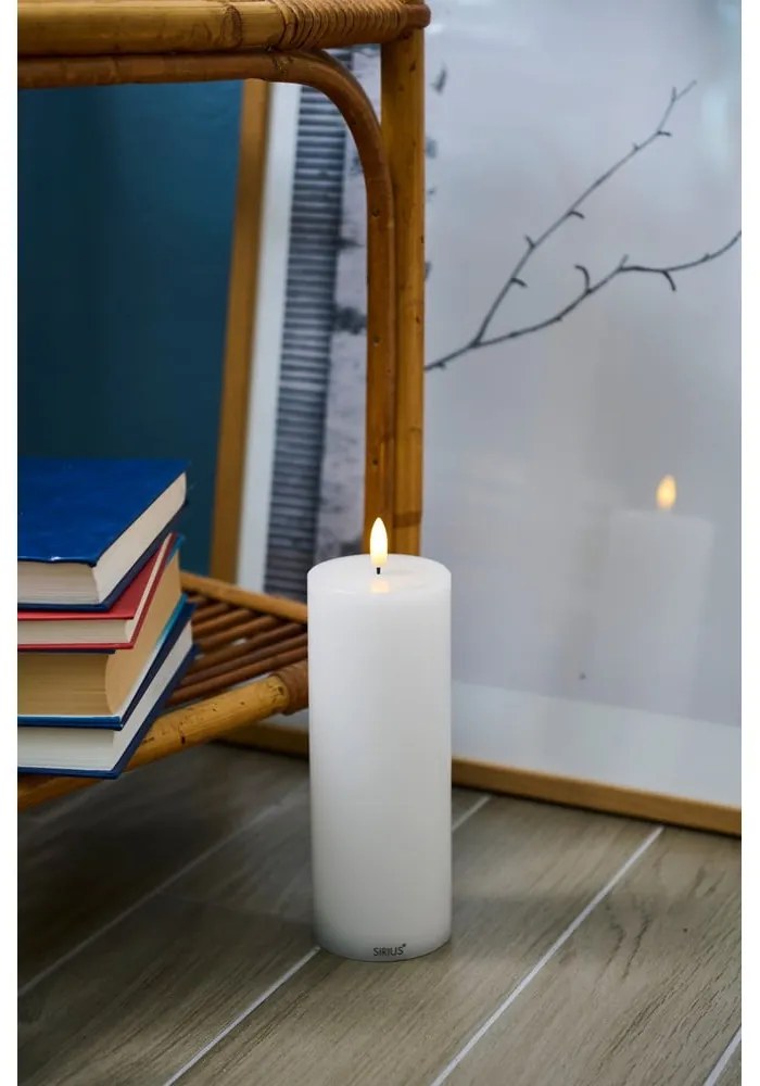 LED gyertya (magasság 20 cm) Sille Rechargeable – Sirius