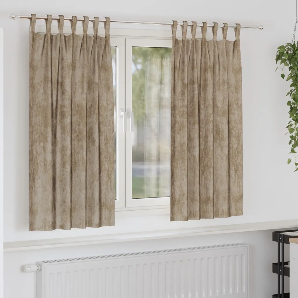 Bársonyos Függöny 2 db Gombfüllel Sampány 175x140 cm