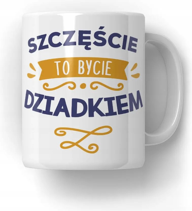 Bögre A boldogság az, ha nagypapa vagy Ajándék Nagypapának Nagypapa napja