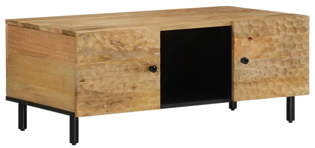 Tömör mangófa dohányzóasztal 100 x 54 x 40 cm