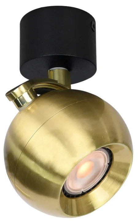 Mennyezeti Lámpa Fekete Lafin ITALUX-SPL-45379-1R-BK-GD