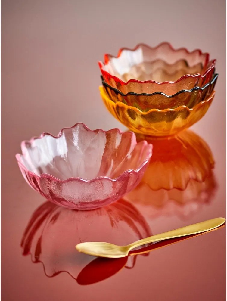 Üveg tálka szett fagylalthoz 4 db-os 120 ml Kana – Bloomingville