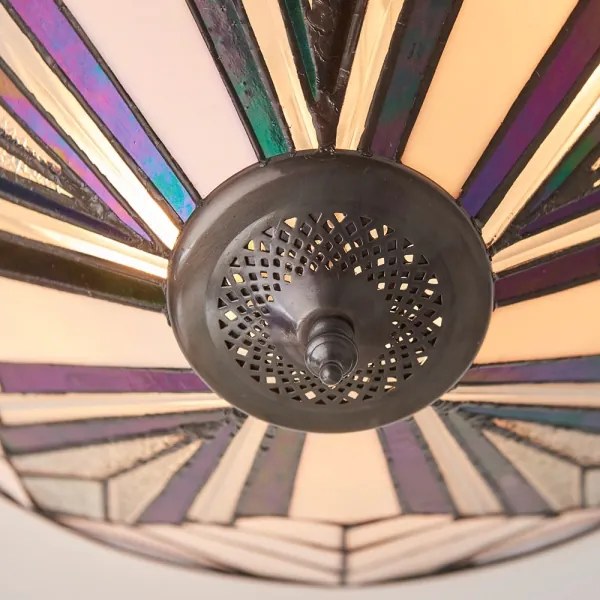 Endon 63935 - Tiffany ASTORIA mennyezeti lámpa 2xE27/60W/230V átmérő 48 cm