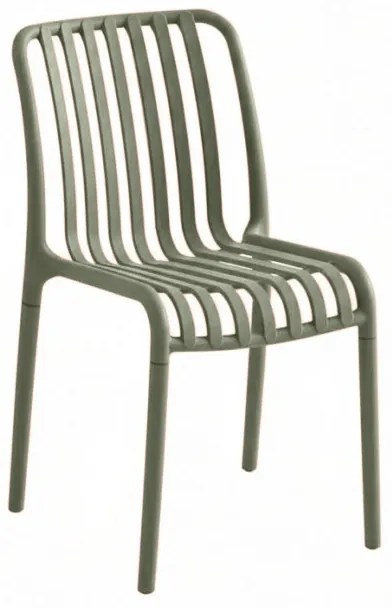 Műanyag szék TREGO, zöld