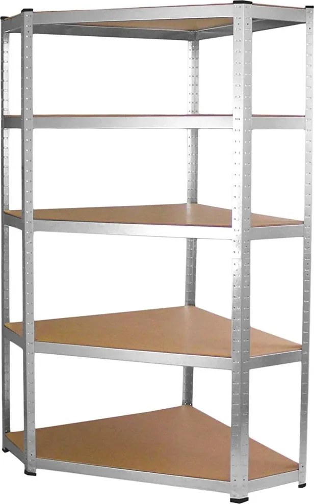 Aldabra GC9030 sarok álló polc, 90x180x30 cm