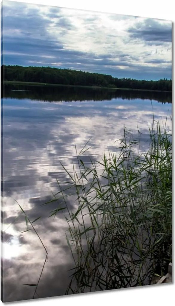 Vászonkép 80x120 Tó