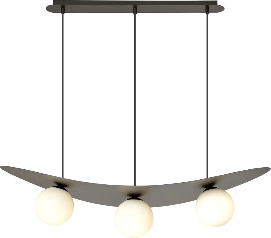 Emibig modern függeszték aura fehér fekete emi1301/3