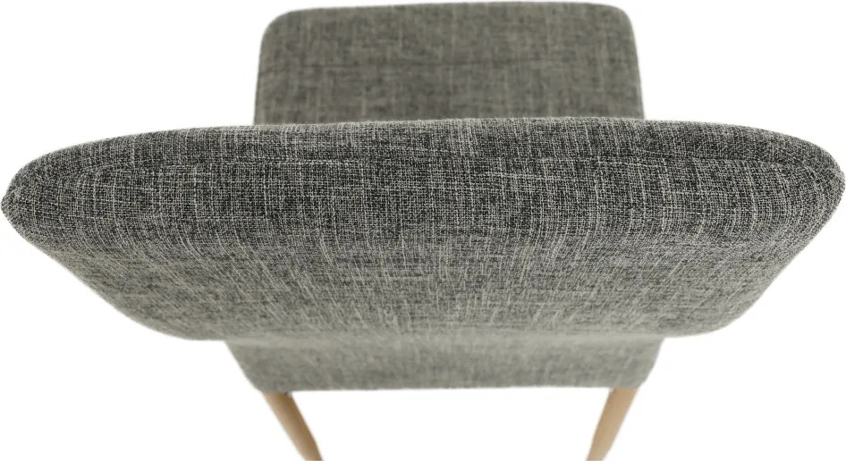 Szék, világosszürke anyag/bükk, COLETA NOVA