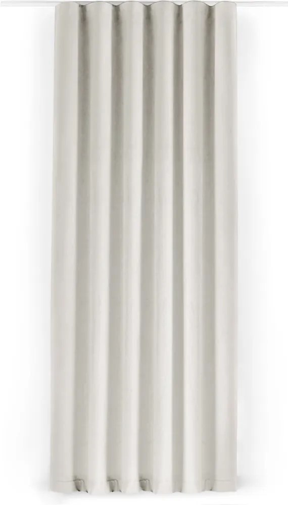 Krémszínű bársony dimout (részleges sötétítő) függöny 400x270 cm Velto – Filumi