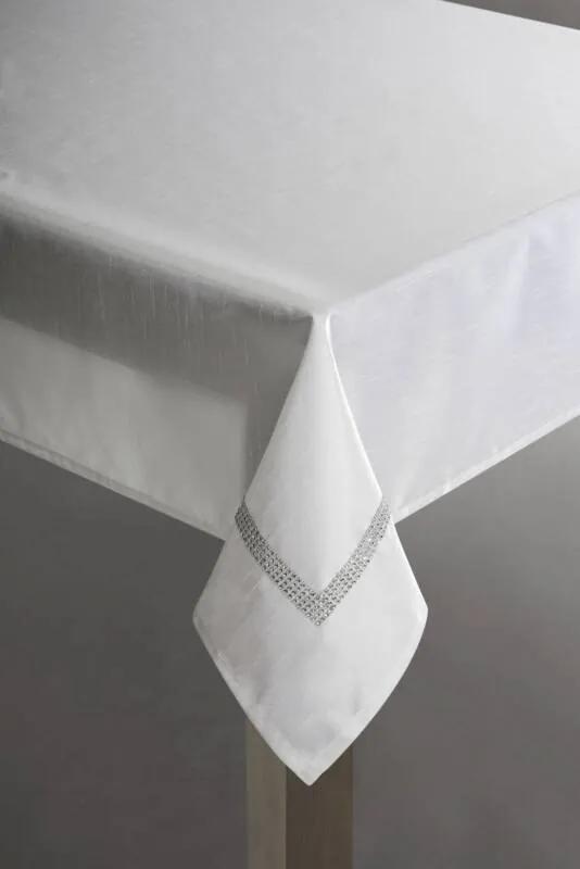 Tiara3 asztalterítő Fehér 140 x 180 cm - HS72902