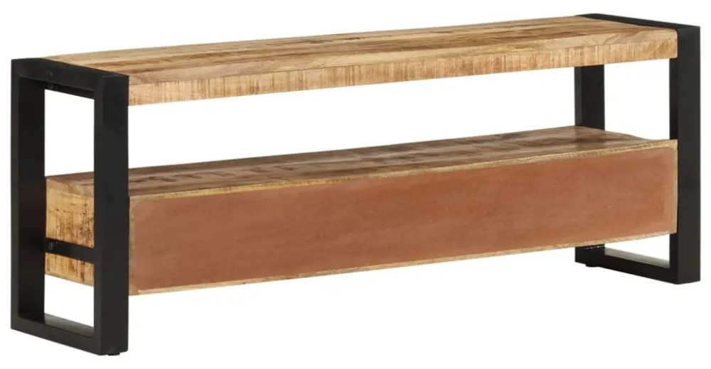 tömör mangófa TV-szekrény 120 x 30 x 45 cm