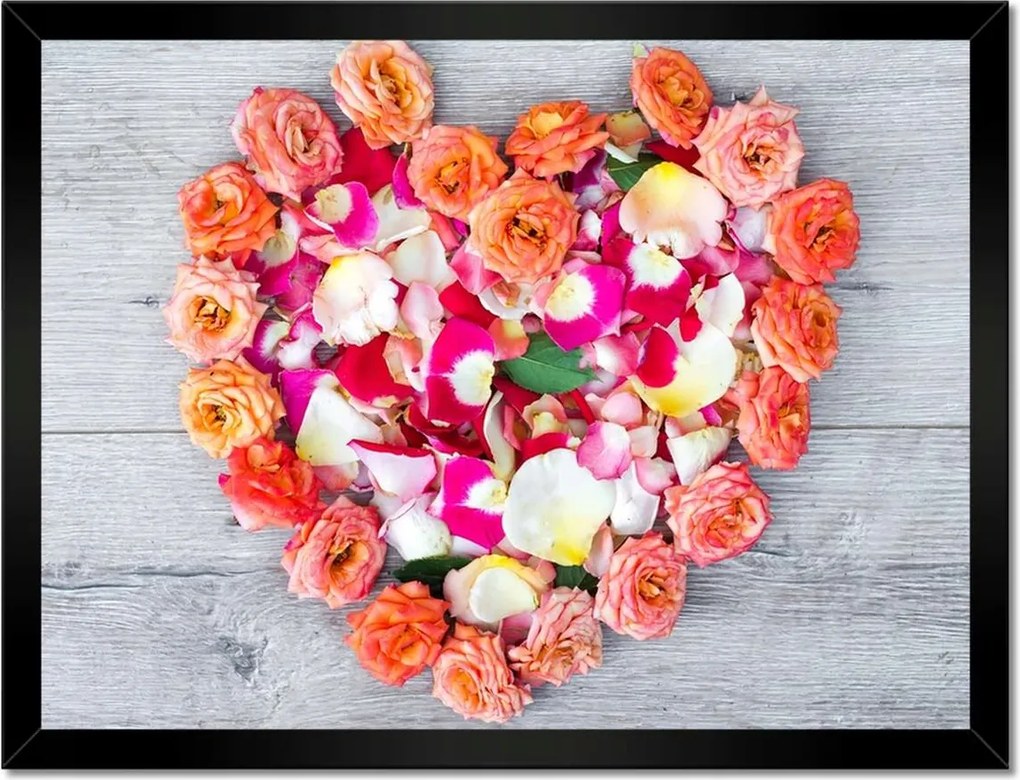 Poszterek keretben 40x30 Nőnap Ajándék Love