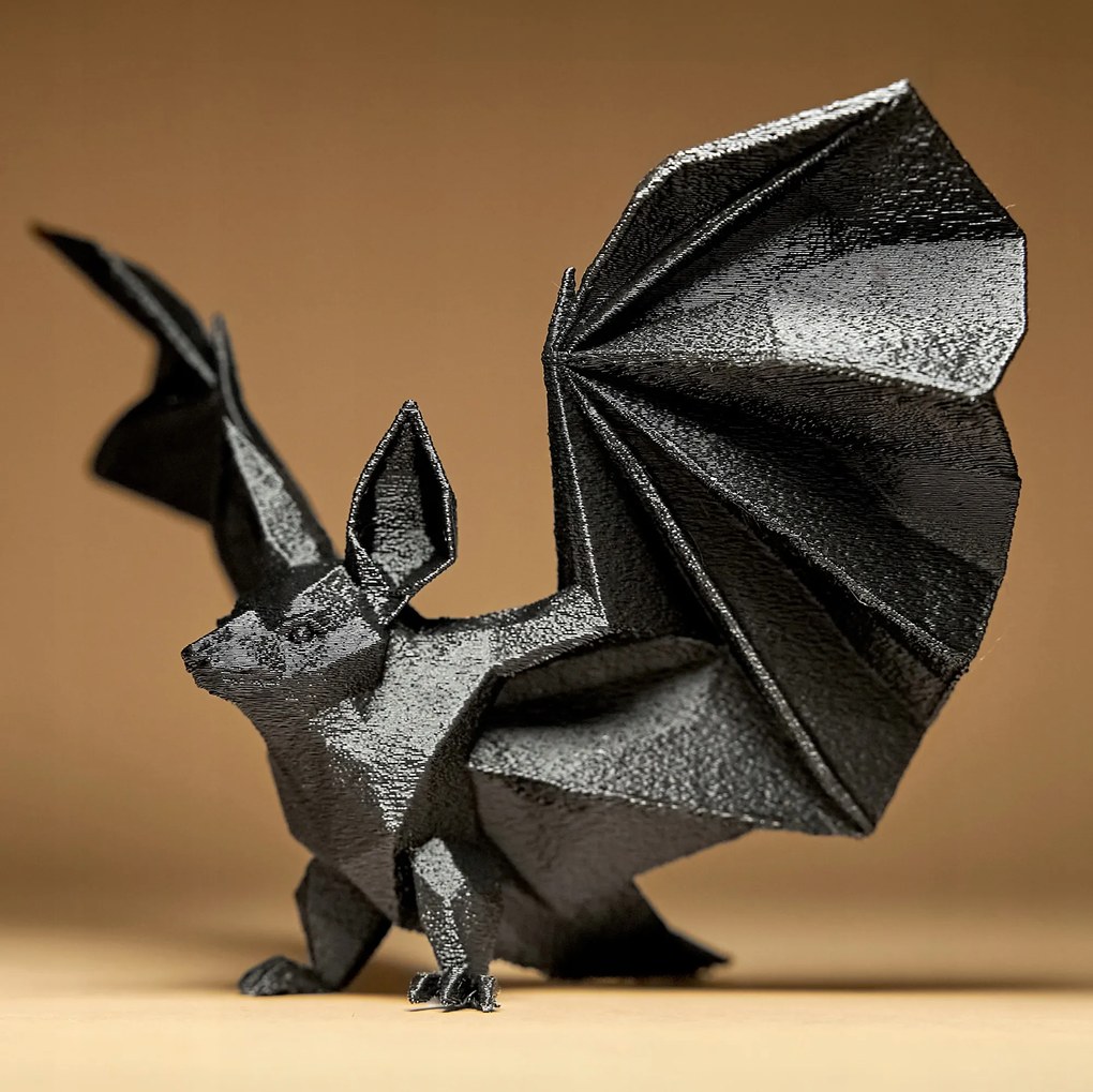 Denevér Geometrikus Figura Dekoráció Szobor 15 cm Ajándék Otthonra