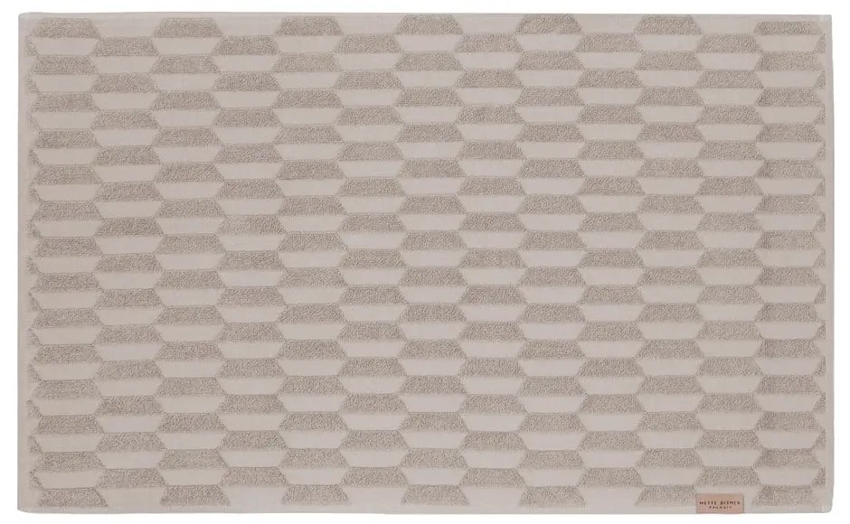 Bézs fürdőszobai kilépő 50x80 cm Geo – Mette Ditmer Denmark