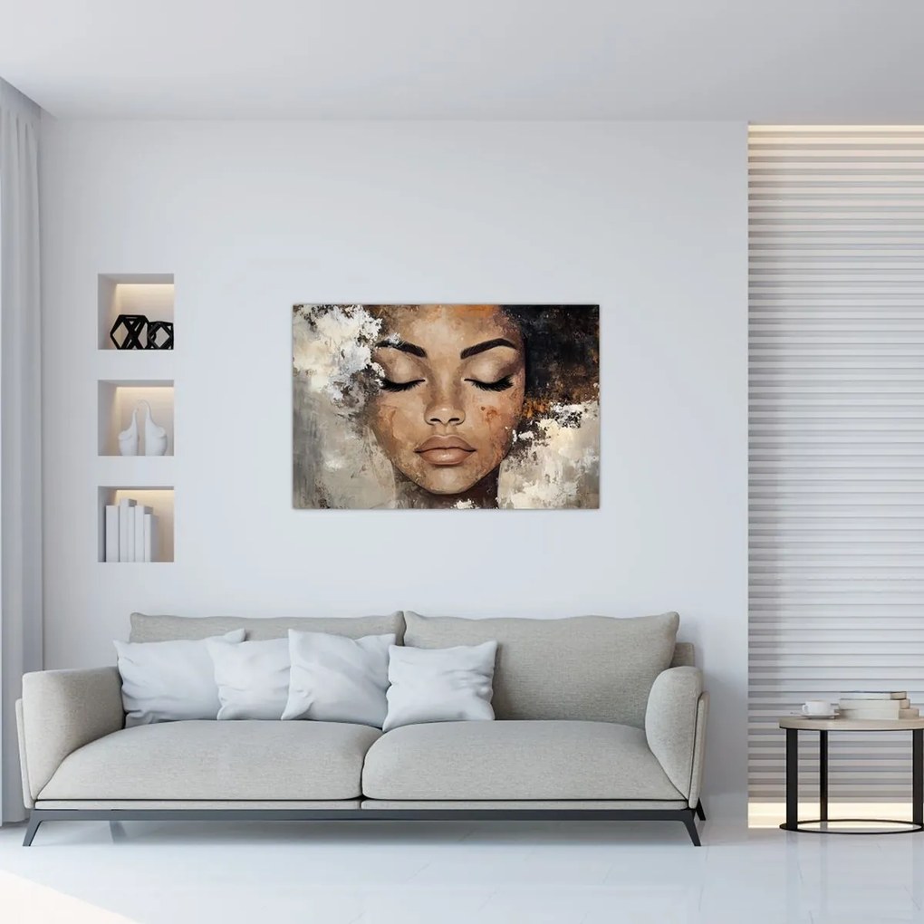 Kép - Női portré (90x60 cm)