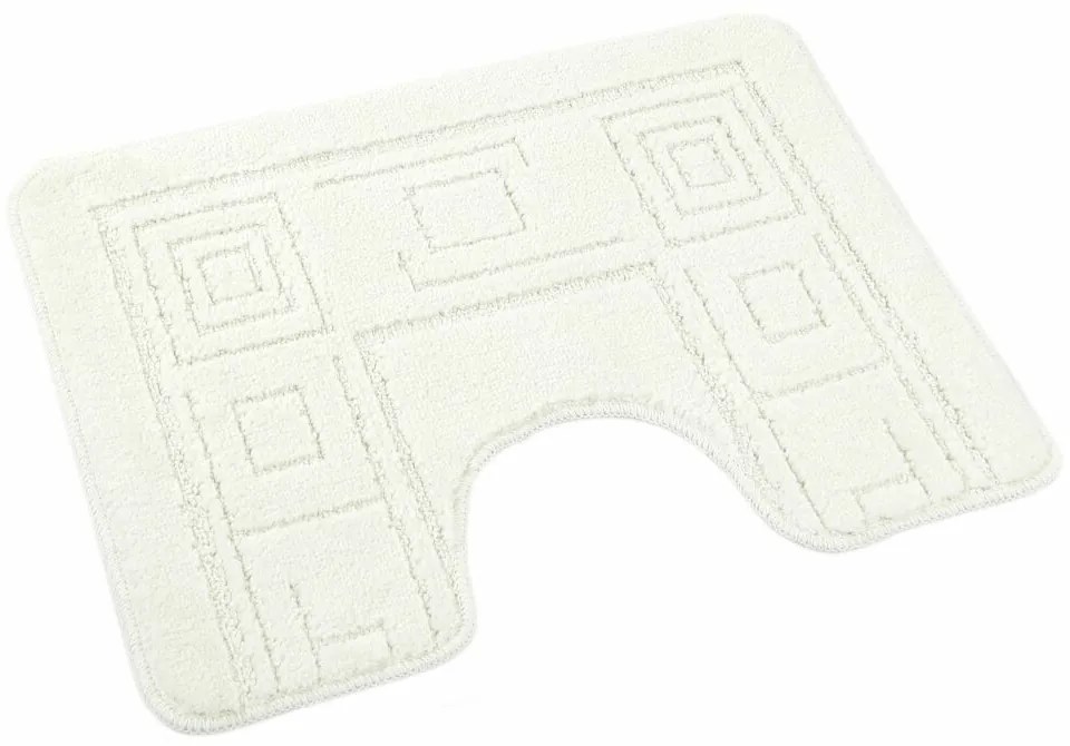 Kvalitex Ornament WC szőnyeg krém, 60 x 50 cm