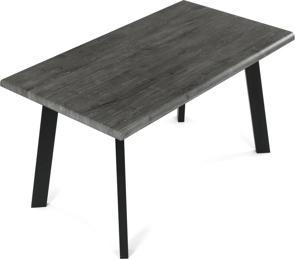 Jídelní stůl 140x80cm, mdf, šedý dub, HT-F4514 GREY