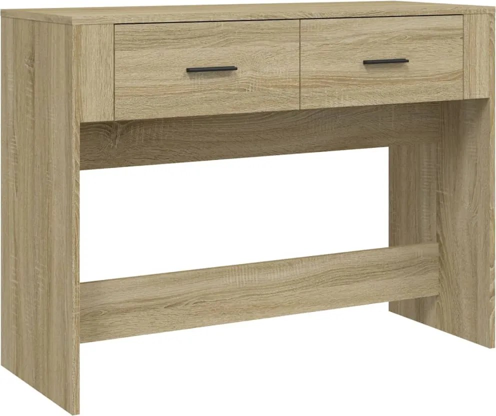 vidaXL sonoma tölgy színű szerelt fa dohányzóasztal 100 x 39 x 75 cm