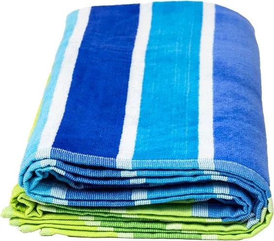 MIRAGE Strandtörölköző zöld 165x90cm