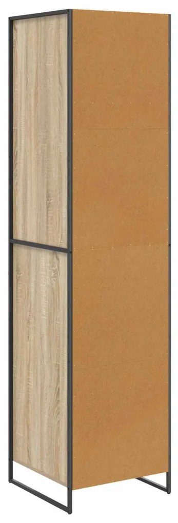 Szekrény tárolóval 2 pcs Sonoma 50 x 50 x 200 cm Faanyag