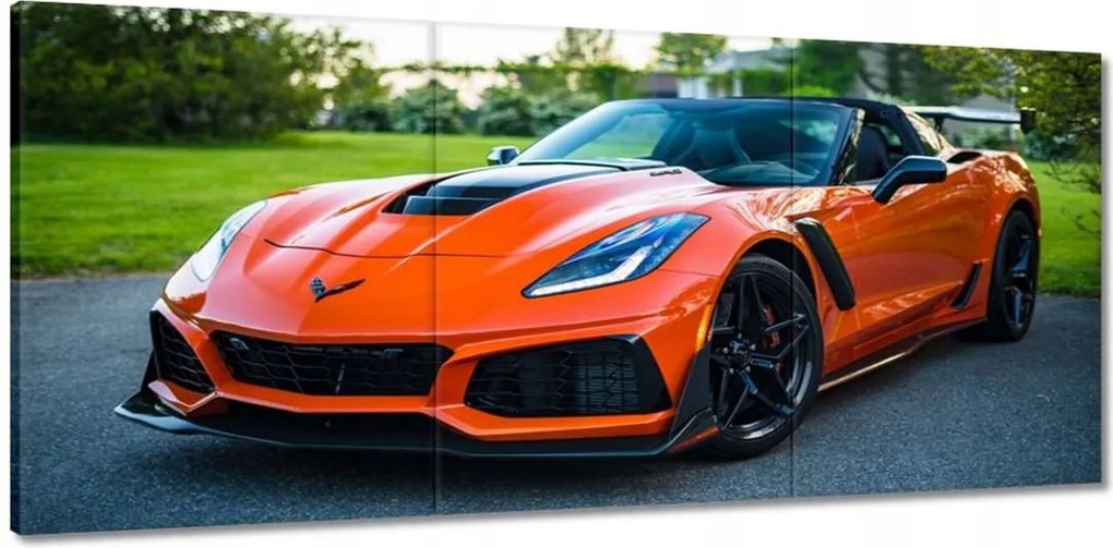 Vászonkép 150x70 Narancssárga autó