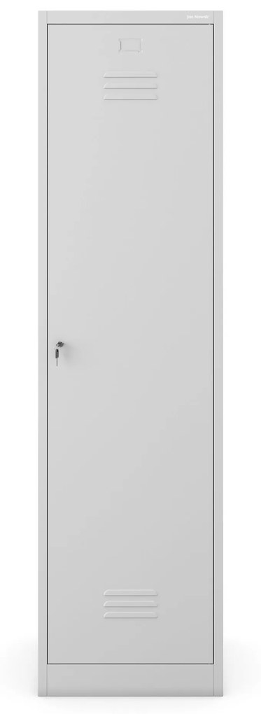 AGNES fém takarítószekrény, 500 x 1850 x 500 mm, szürke