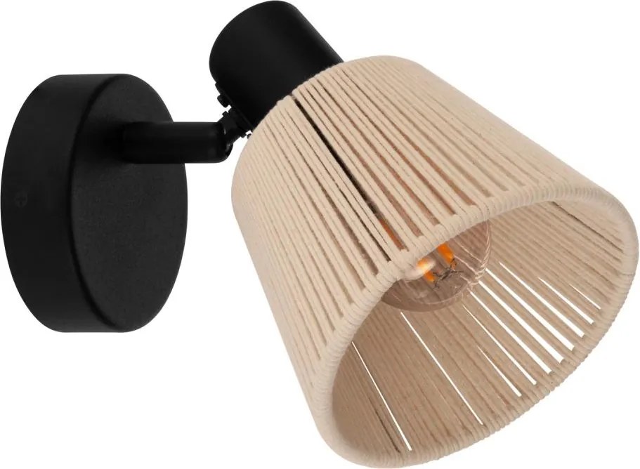 Eglo 44138 - SEAGARD fali spotlámpa 1xE14/40W/230V bézs/fekete