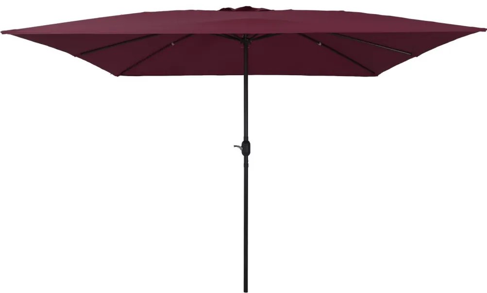 Négyzetes Kerttél 295x245 cm Bordeaux Piros