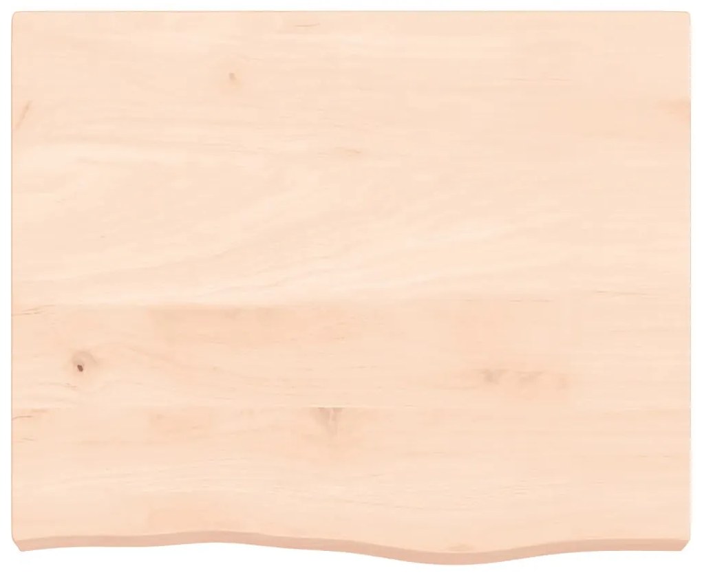 kezeletlen tömör tölgyfa fali polc 60x50x(2-6) cm