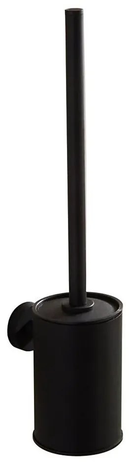 Aqualine - Falra szerelhető WC kefe SAMBA fekete