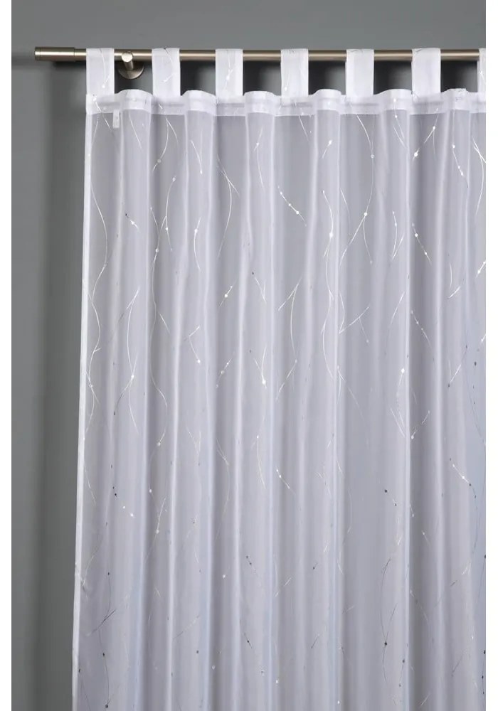Fehér voile fényáteresztő függöny 140x245 cm – Sehlbach