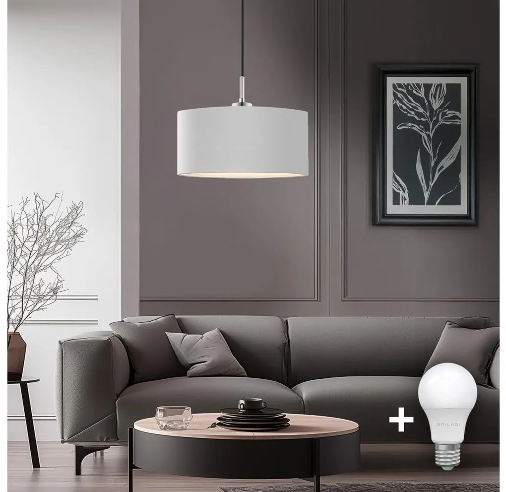 Eglo Eglo - LED TUNJA függeszték 1xE27/60W/230V fehér EG32517I