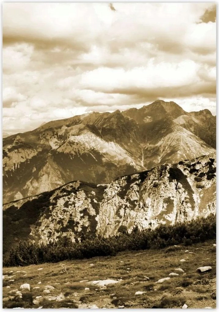 Poszterek 70x100 Tátra Lengyel hegyek Kilátás