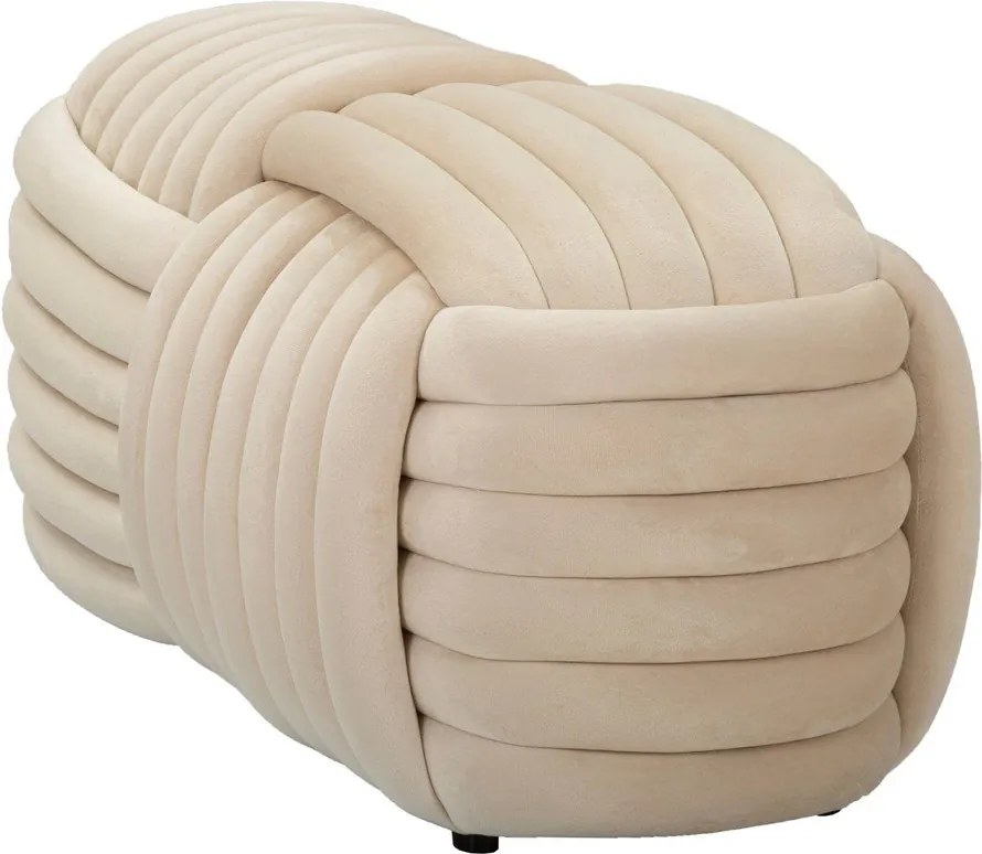 Krémszínű bársony pad Softy – Mauro Ferretti