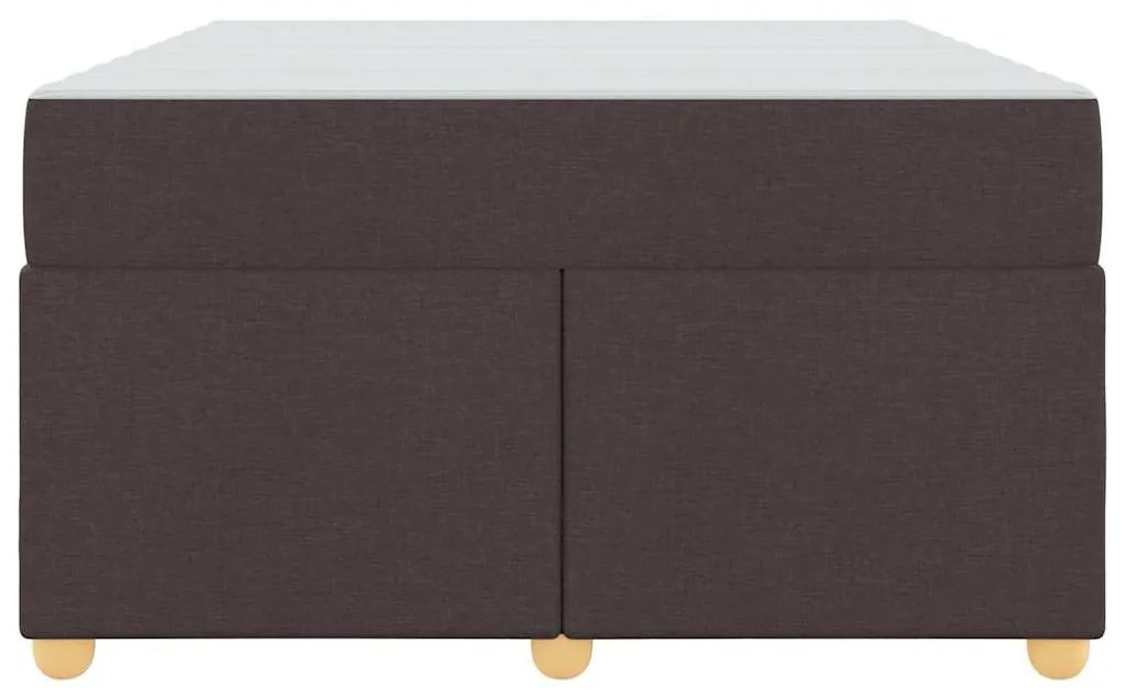 Ágykeret matracmal sötétbarna 120 x 200 cm szövet