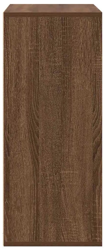 könyvszekrény barna tölgy 60x30x71,5 cm szerelt fa