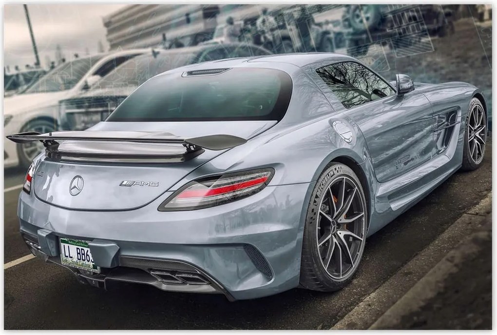 Poszterek 120x80 Mercedes-Benz Amg Sls